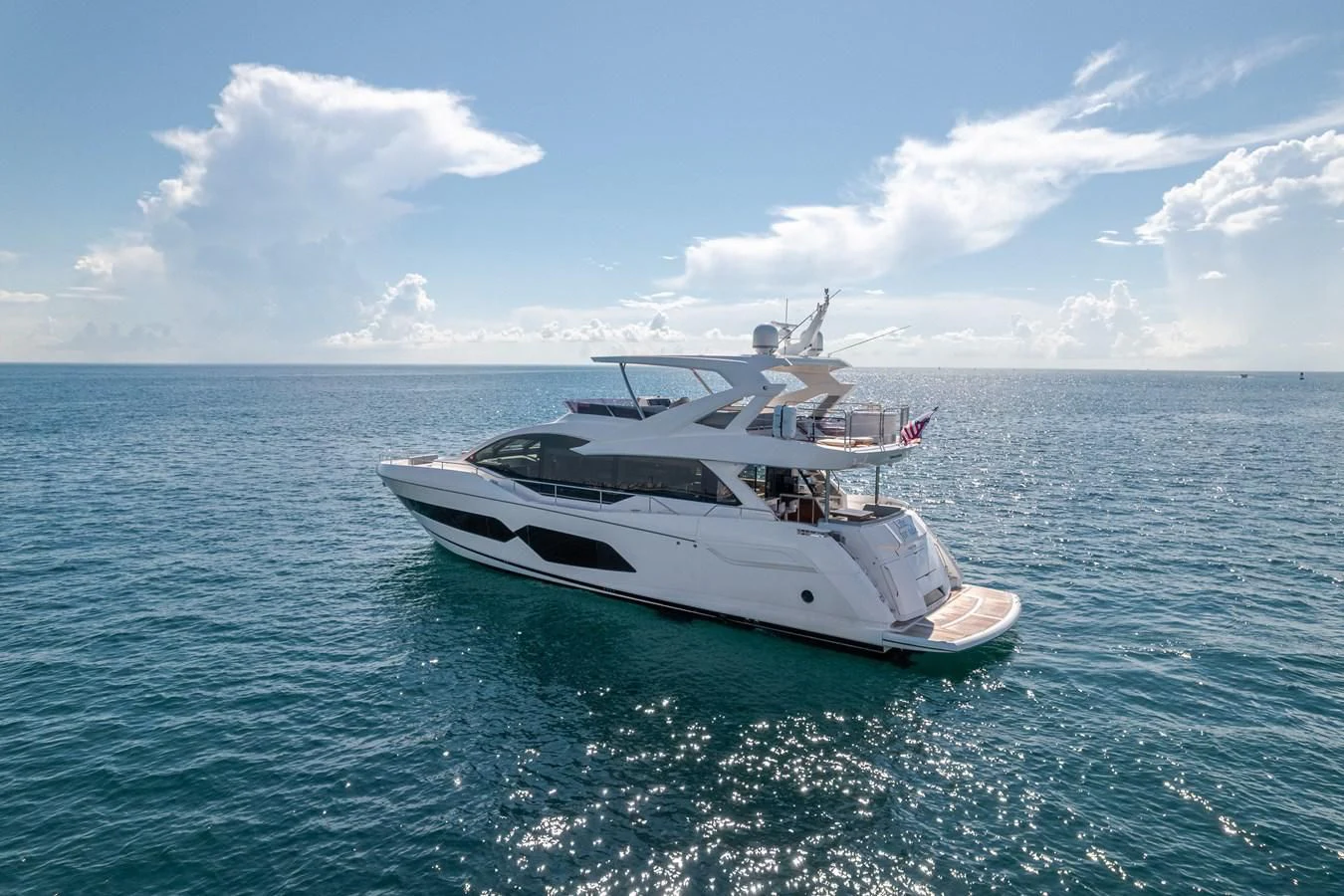 a boat in the water aboard 76 YACHT Yacht for Sale