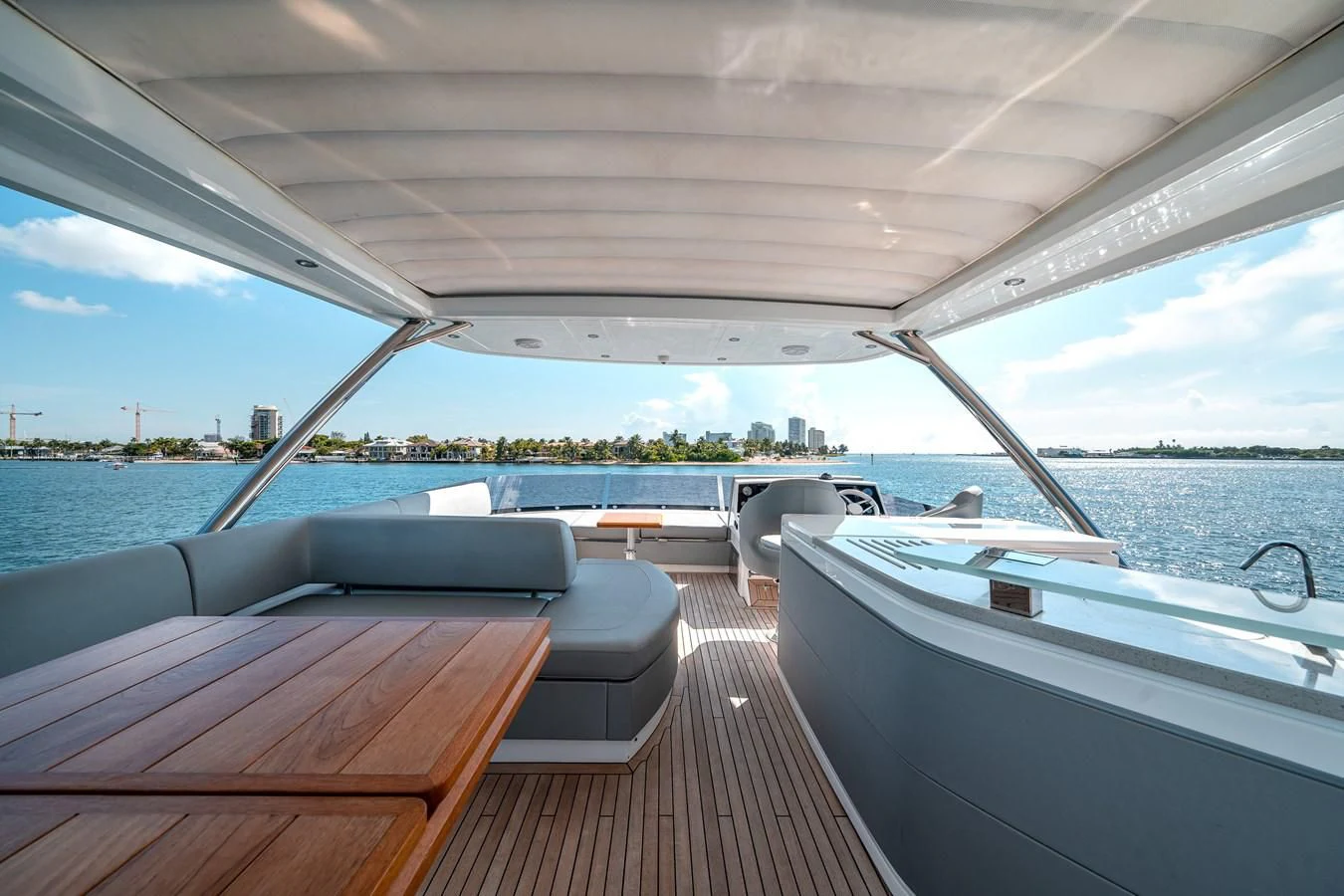 a boat on the water aboard 76 YACHT Yacht for Sale