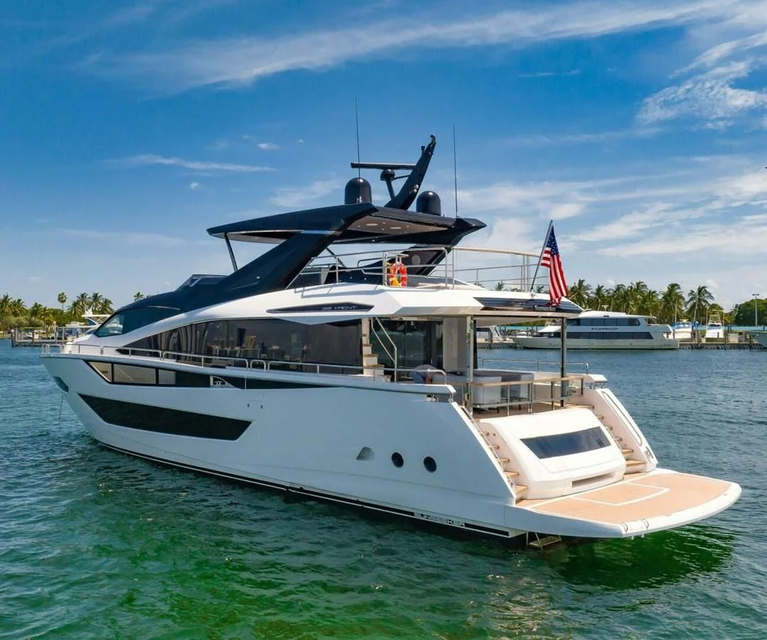 a boat in the water aboard 76 YACHT Yacht for Sale