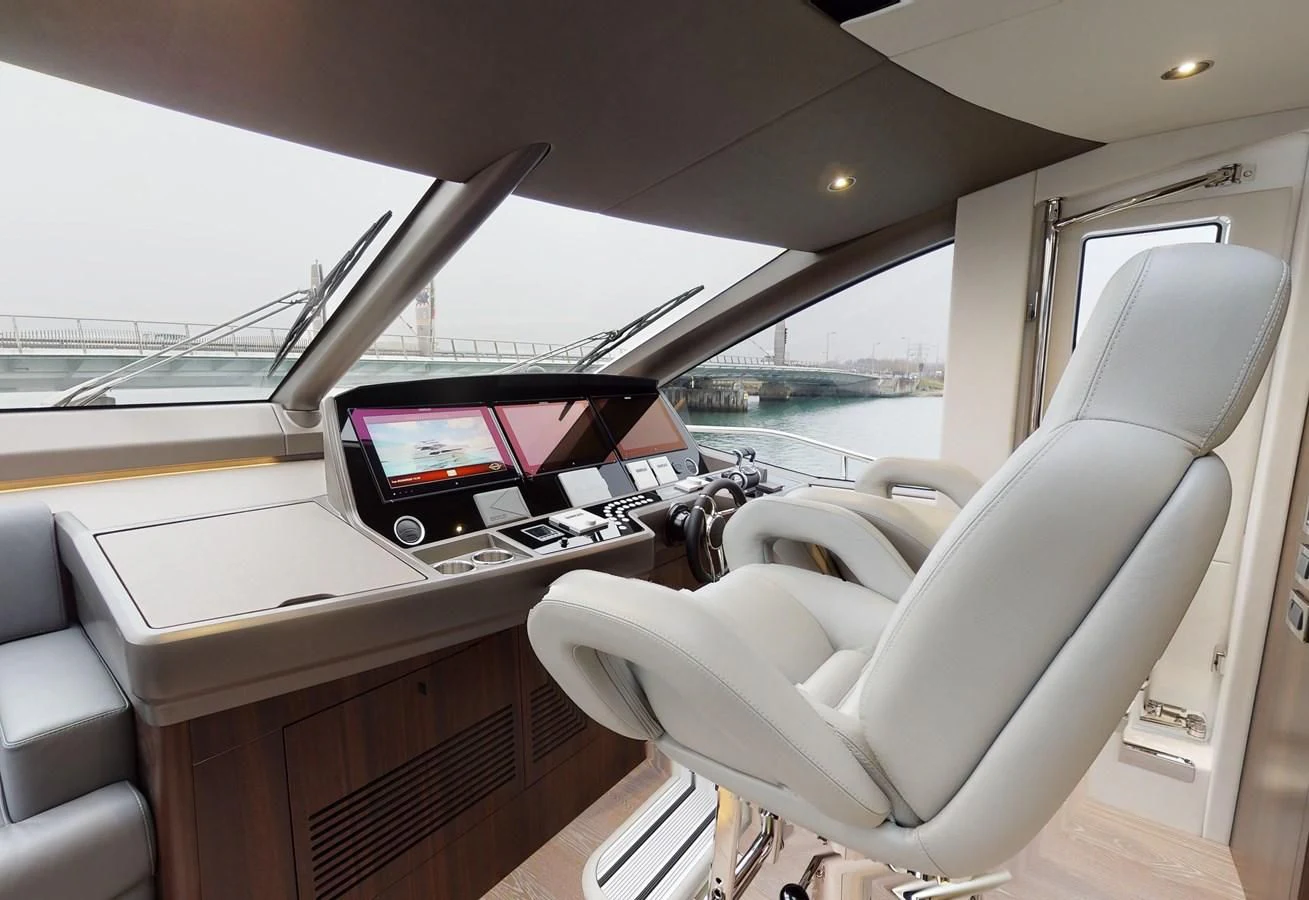 inside of a car aboard 76 YACHT Yacht for Sale