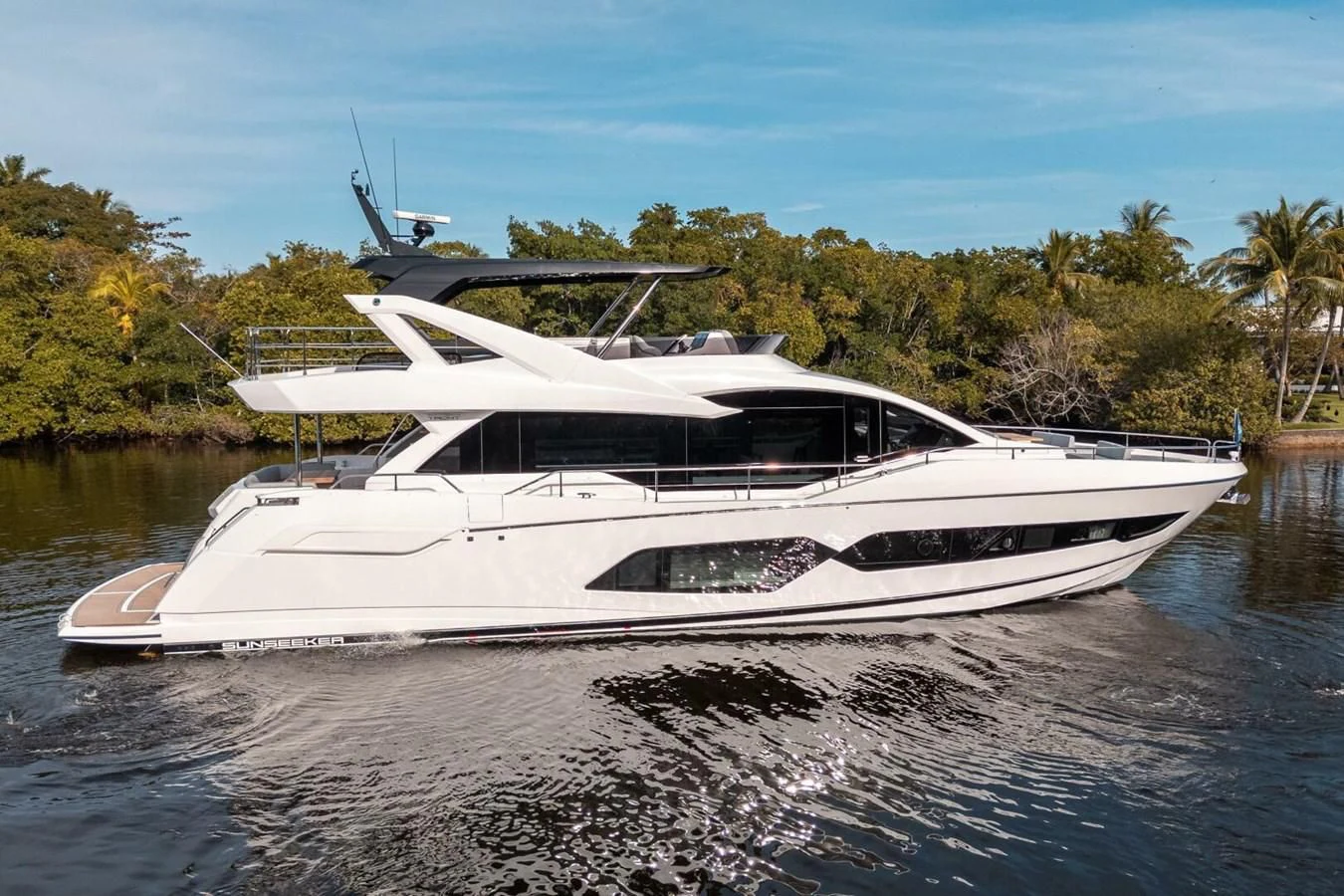 a boat on the water aboard 76 YACHT Yacht for Sale