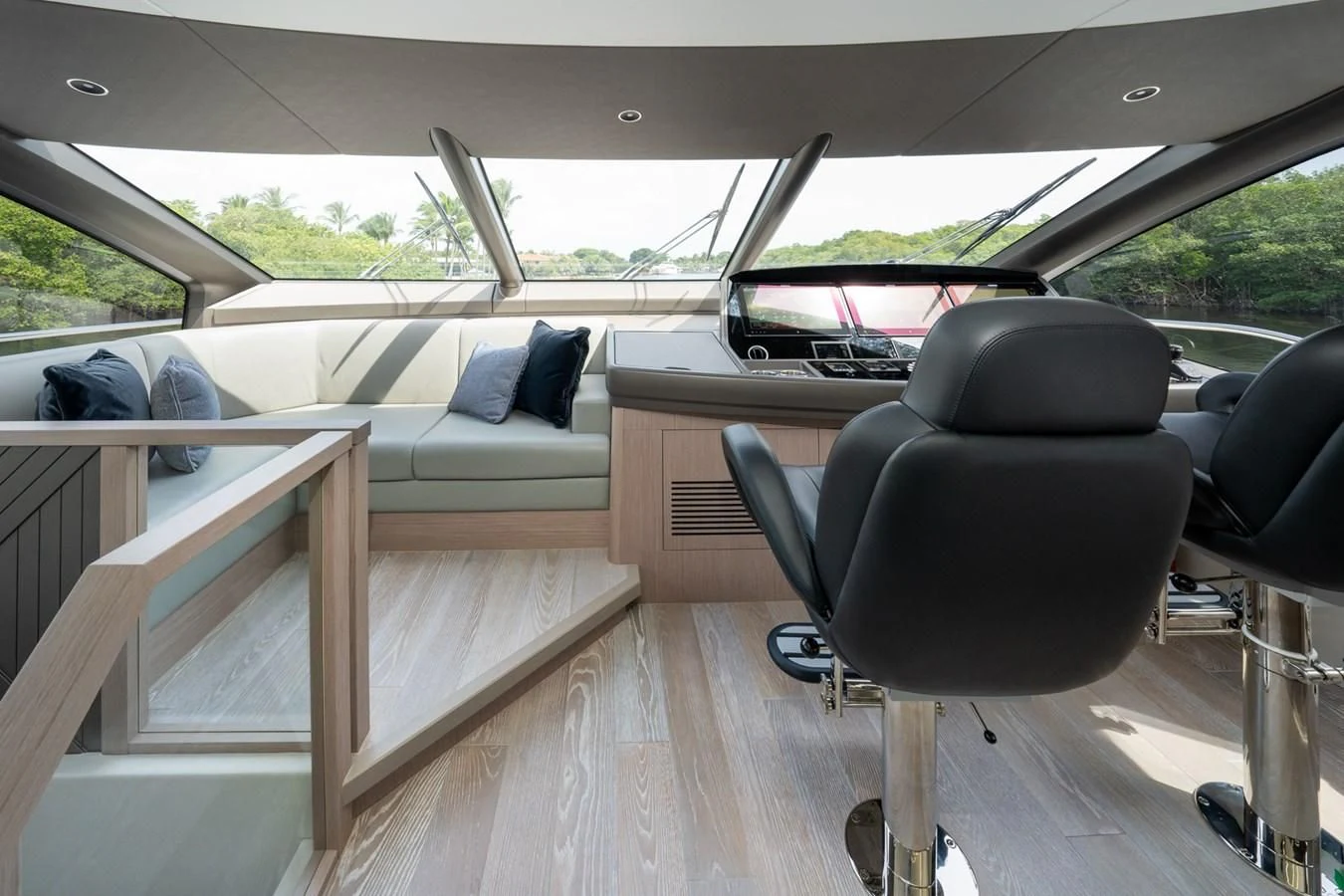 a car on a road aboard 76 YACHT Yacht for Sale
