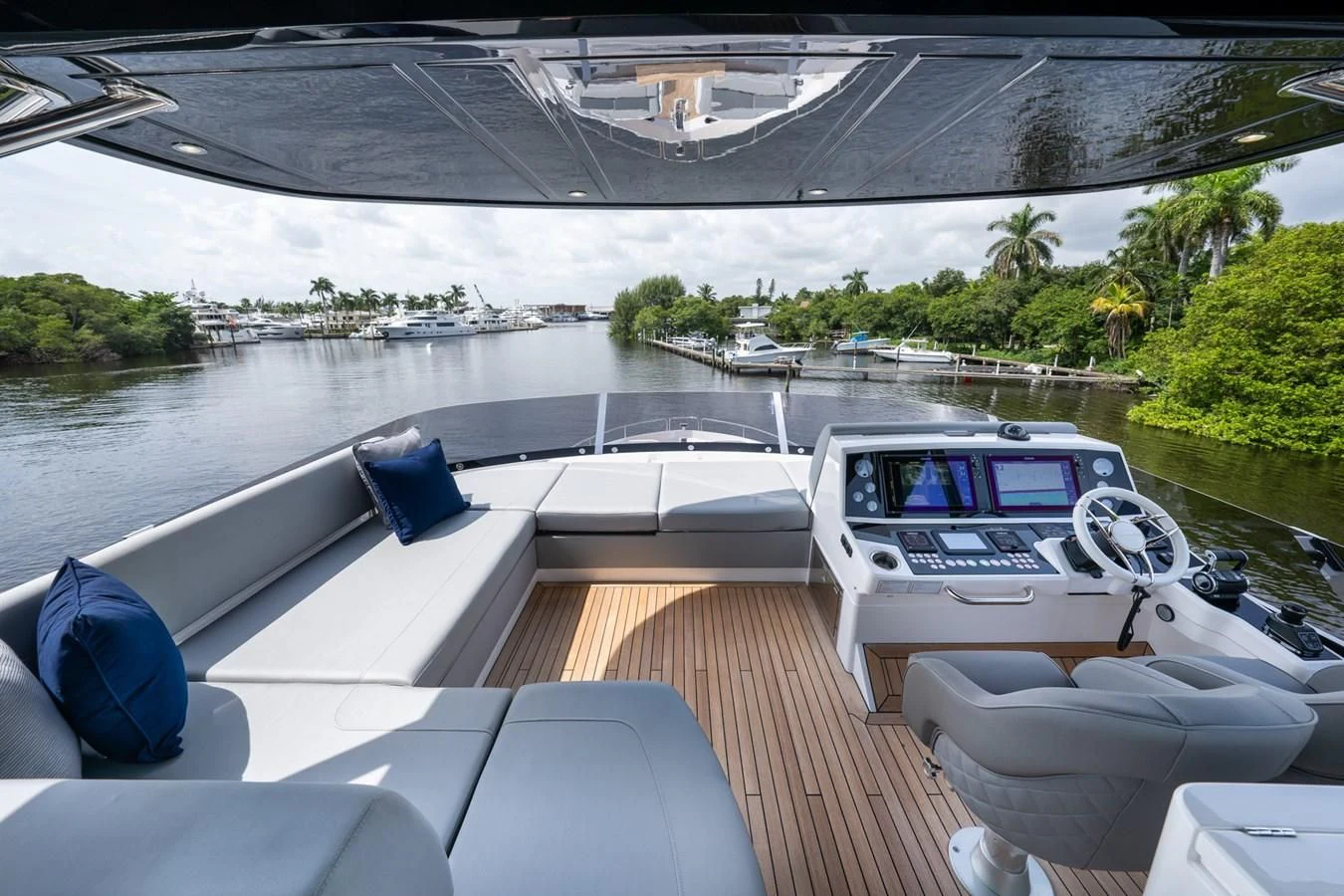 a boat on a water body aboard 76 YACHT Yacht for Sale