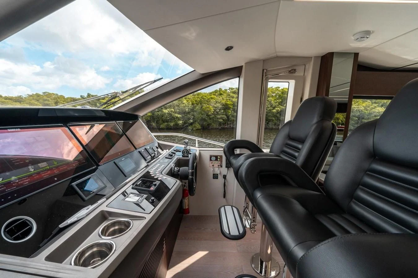 inside of a car aboard 76 YACHT Yacht for Sale