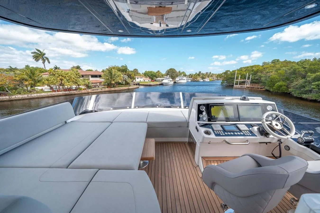 a boat on a deck aboard 76 YACHT Yacht for Sale