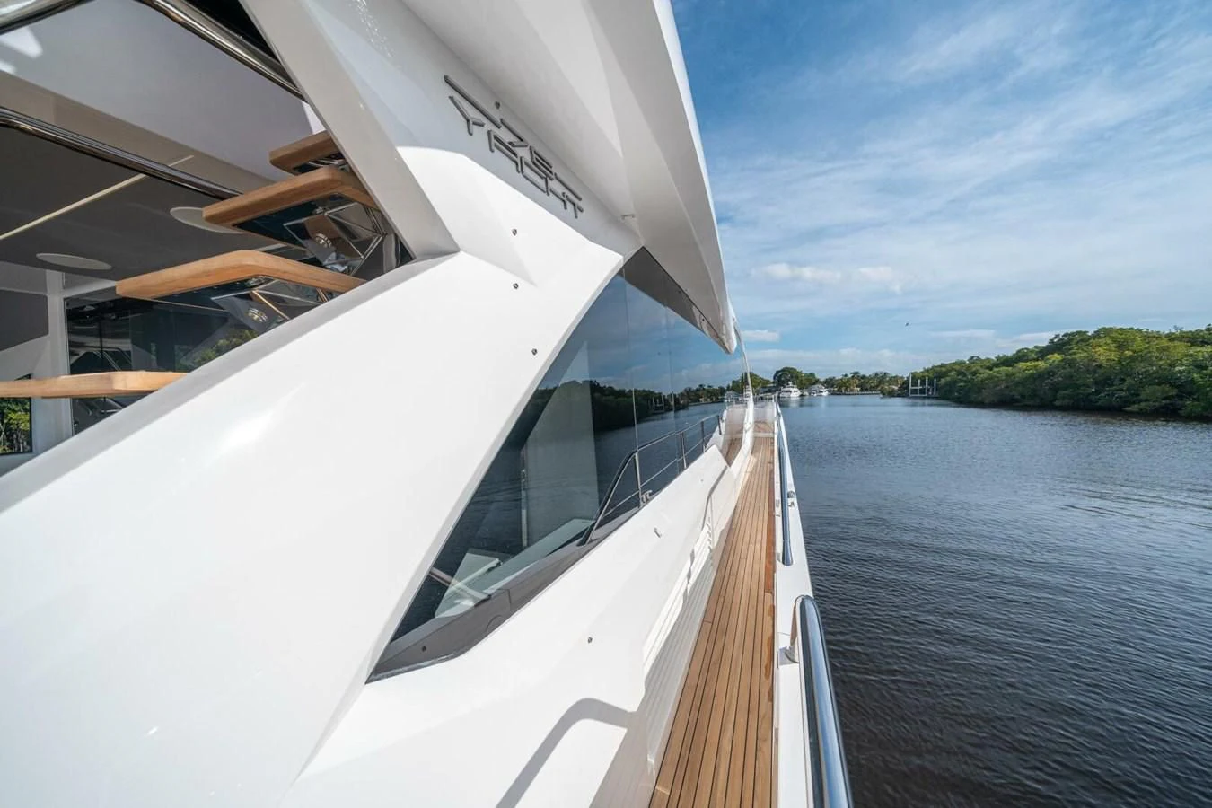 a boat on the water aboard 76 YACHT Yacht for Sale