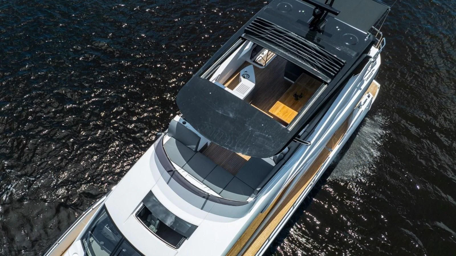 a car on a road aboard 76 YACHT Yacht for Sale