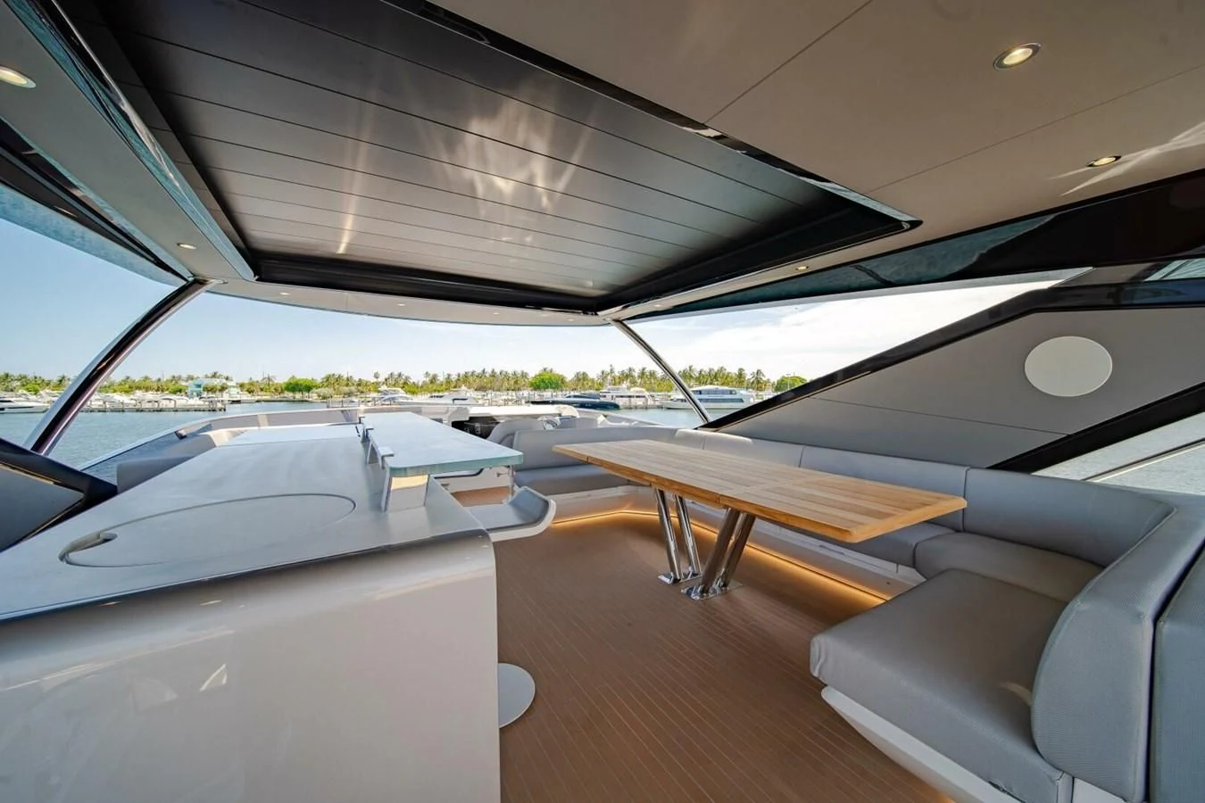 inside of a car aboard 76 YACHT Yacht for Sale