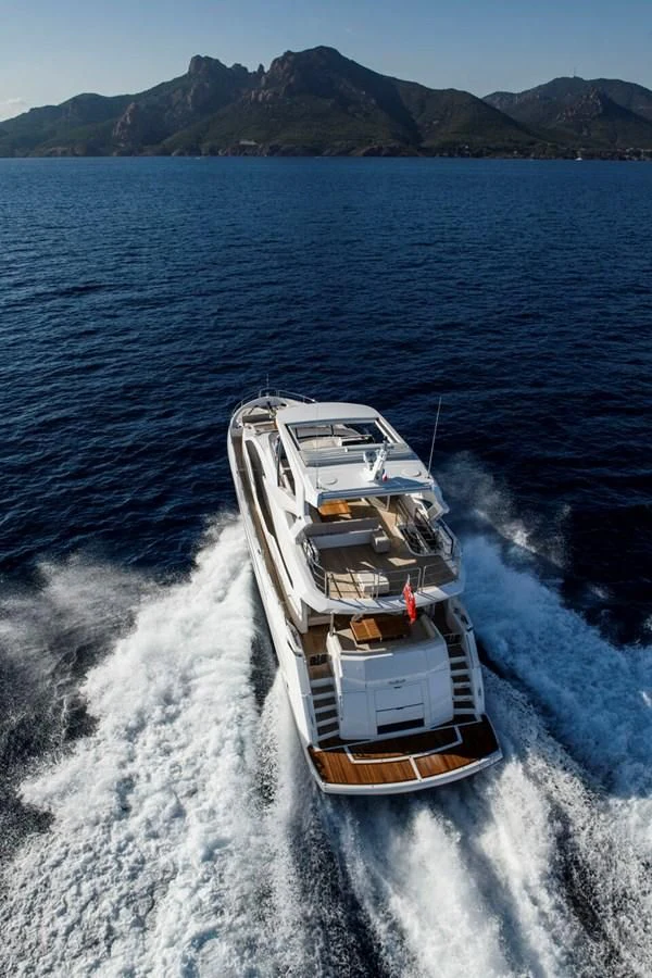 a boat on the water aboard 76 YACHT Yacht for Sale