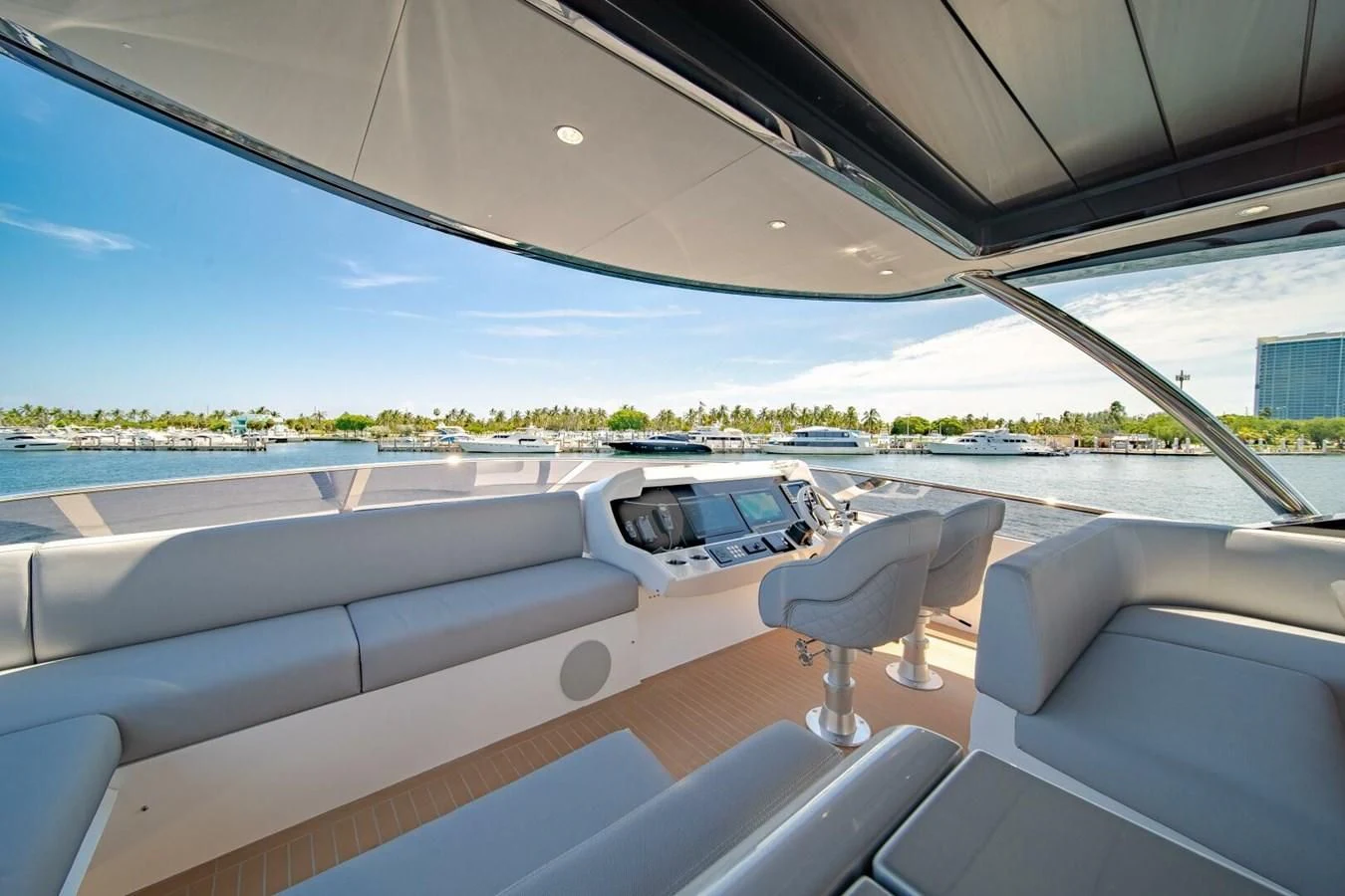 inside of a car aboard 76 YACHT Yacht for Sale