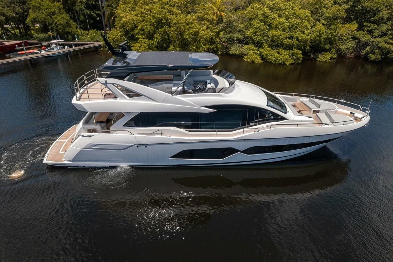 a boat on the water aboard 76 YACHT Yacht for Sale