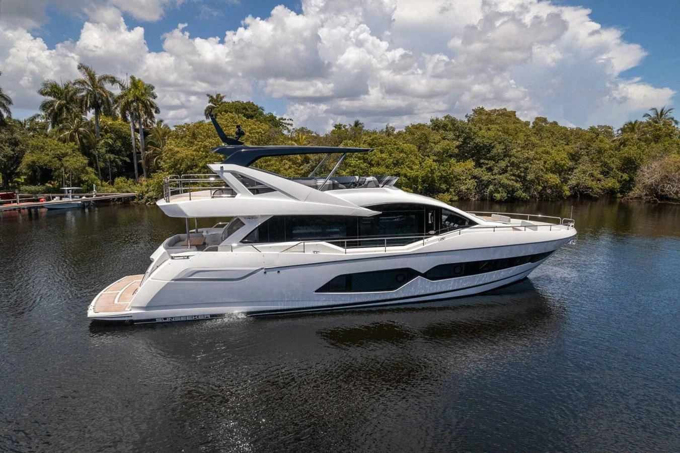 a boat on the water aboard 76 YACHT Yacht for Sale
