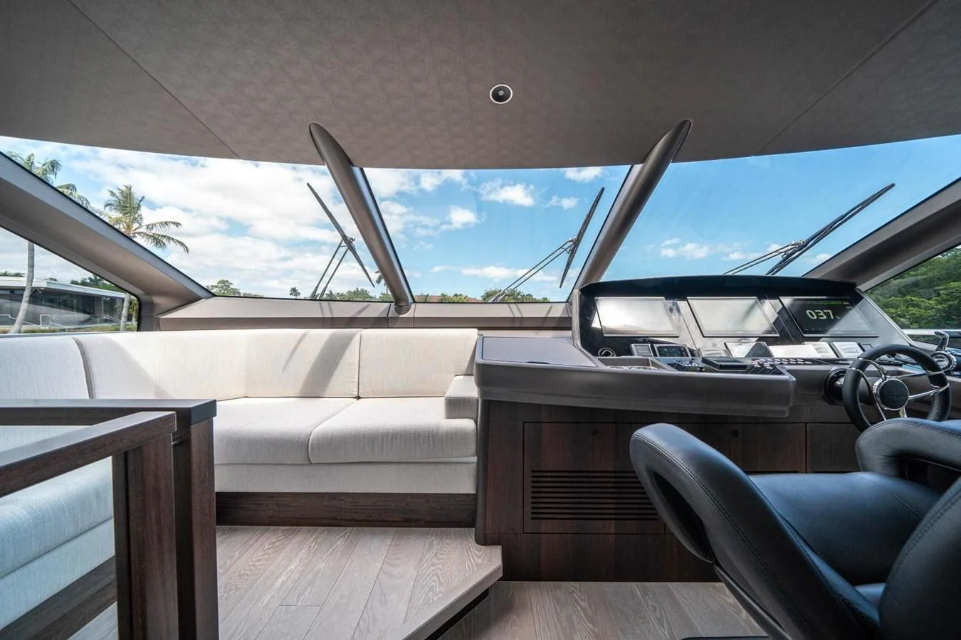 inside of a car aboard 76 YACHT Yacht for Sale