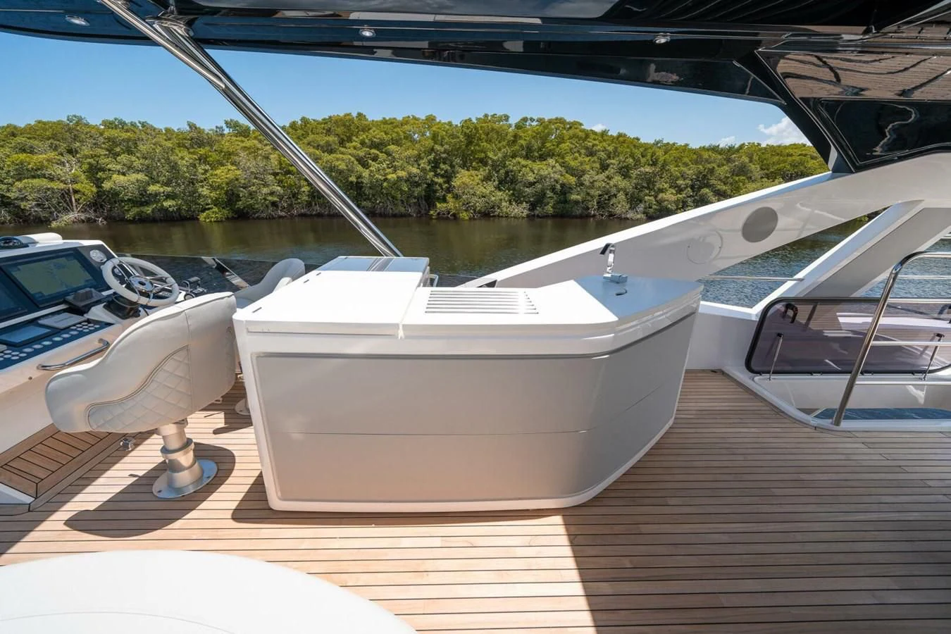 a boat on a dock aboard 76 YACHT Yacht for Sale