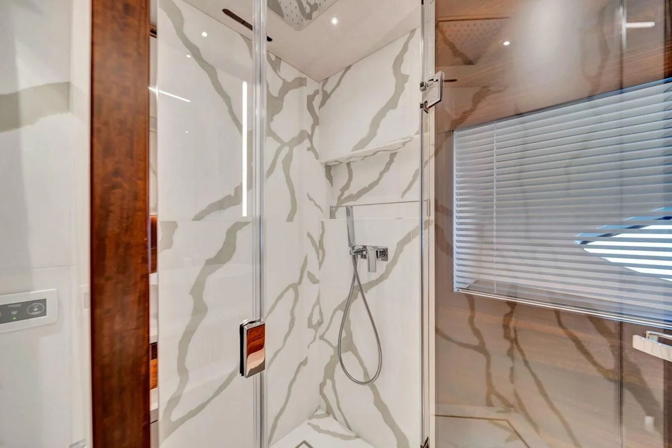 a wall with wires aboard 76 YACHT Yacht for Sale