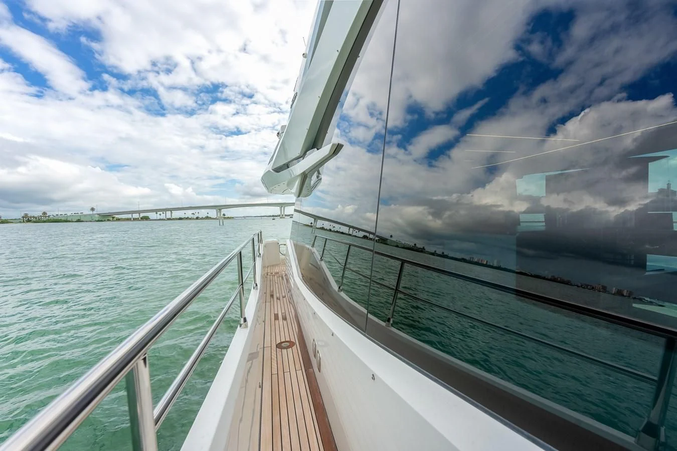 a boat on the water aboard 76 YACHT Yacht for Sale