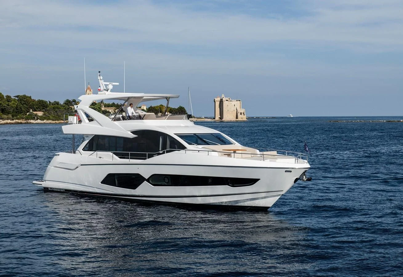 a white yacht in the water aboard 76 YACHT Yacht for Sale