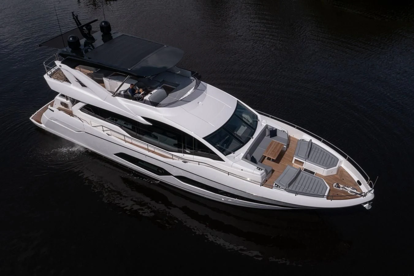 a boat on the water aboard 76 YACHT Yacht for Sale