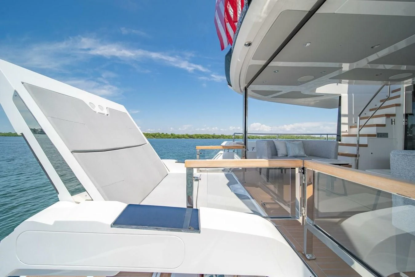 a boat on the water aboard 76 YACHT Yacht for Sale