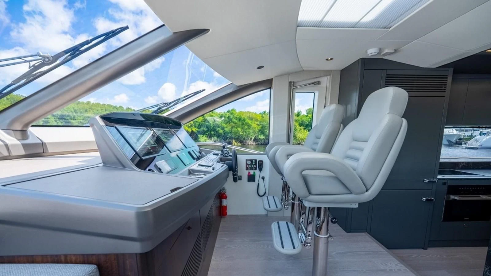inside of a car aboard 76 YACHT Yacht for Sale