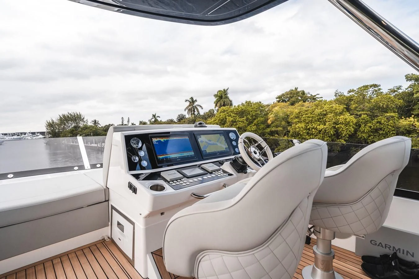 the inside of a car aboard 76 YACHT Yacht for Sale