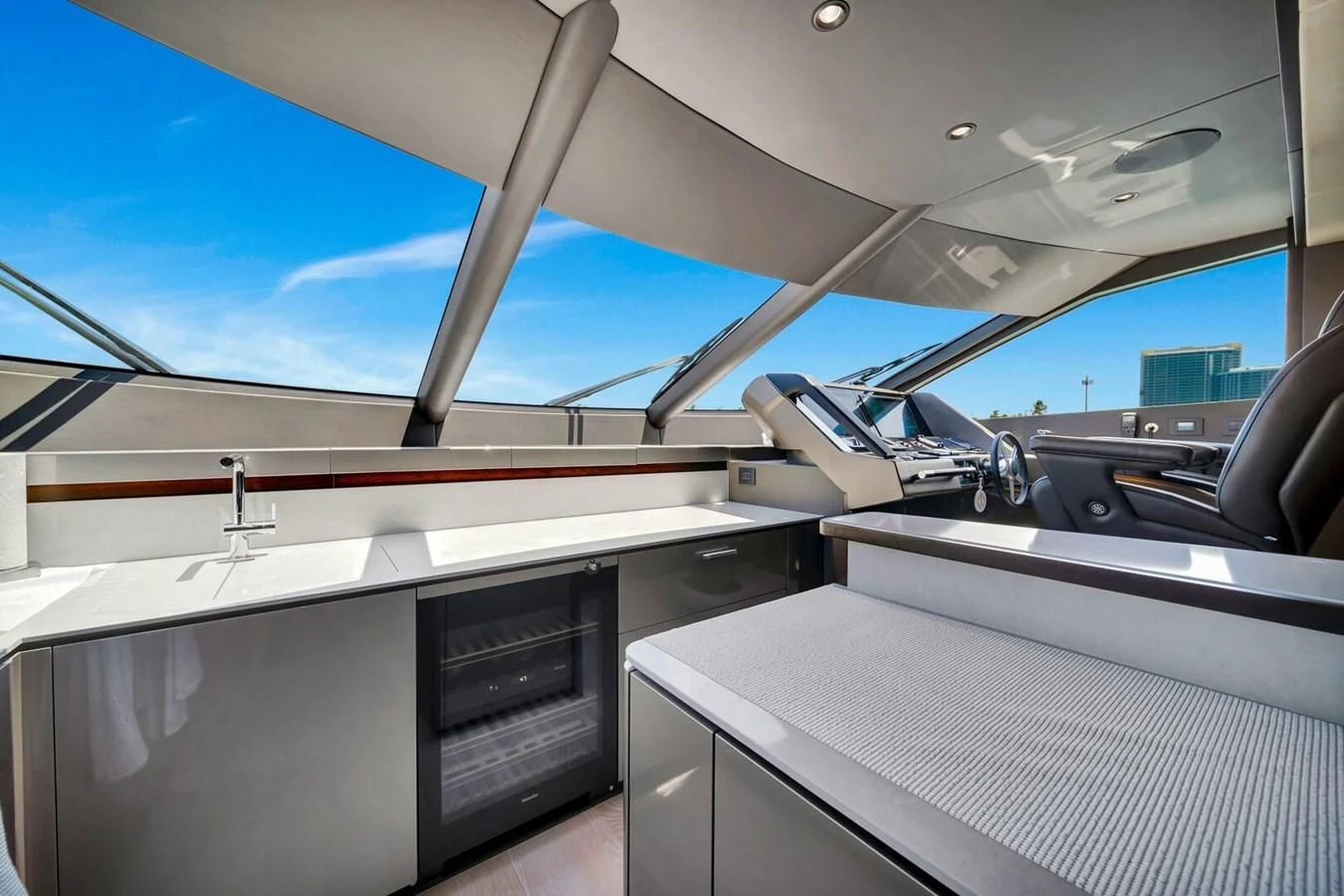 inside of a car aboard 76 YACHT Yacht for Sale