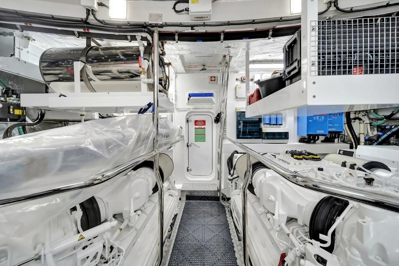 a room with white machines aboard 76 YACHT Yacht for Sale