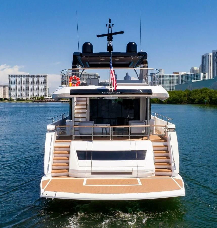 a boat on the water aboard 76 YACHT Yacht for Sale