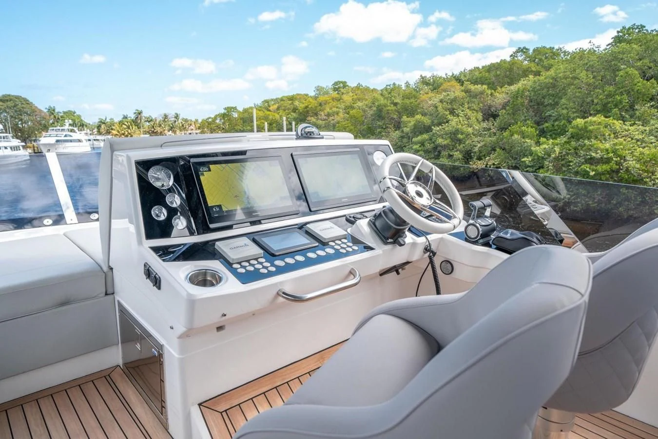 the inside of a car aboard 76 YACHT Yacht for Sale