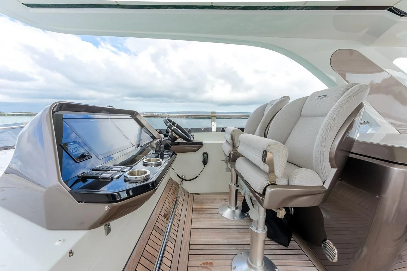 inside of a car aboard 76 YACHT Yacht for Sale