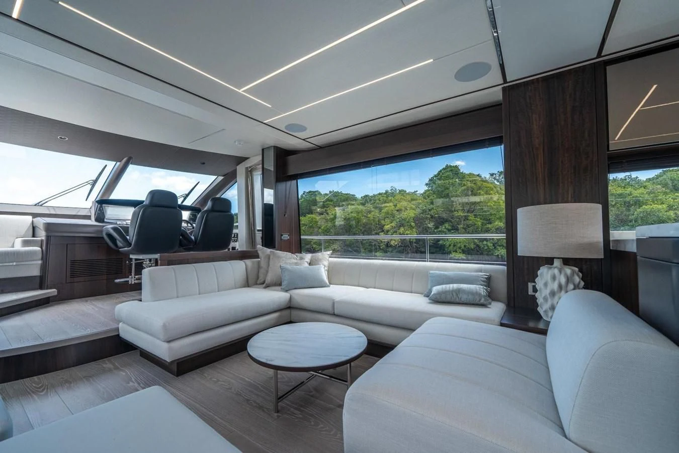 a car with a large window aboard 76 YACHT Yacht for Sale