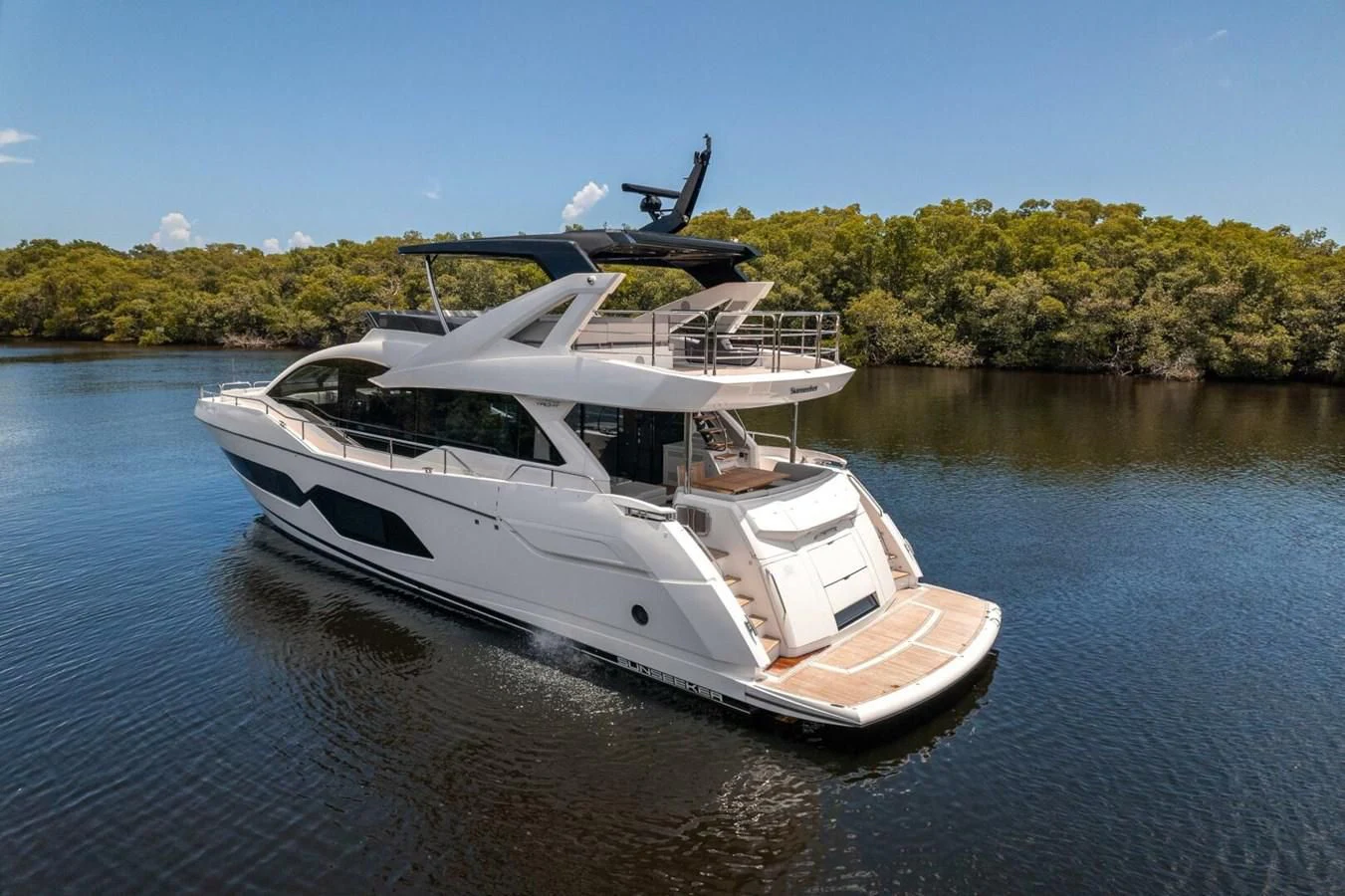 a boat in the water aboard 76 YACHT Yacht for Sale