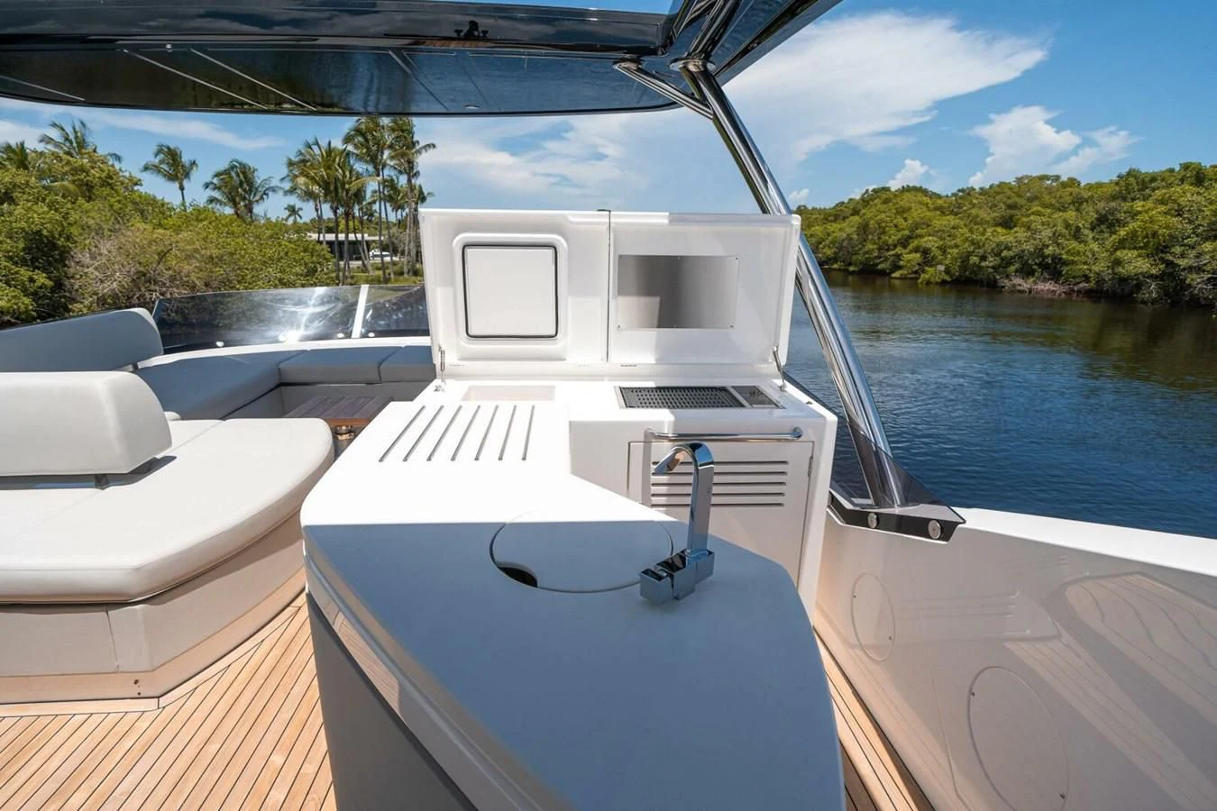 a boat on the water aboard 76 YACHT Yacht for Sale