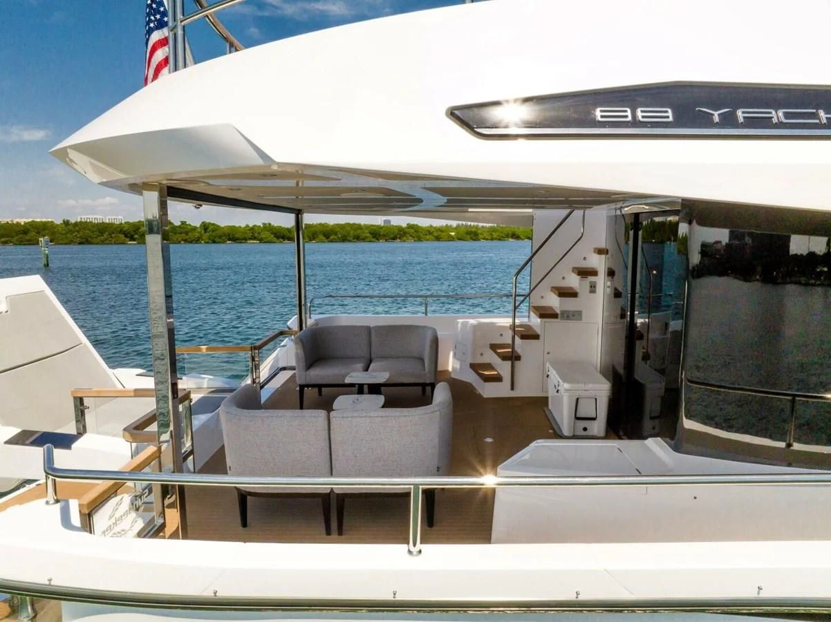 a boat on the water aboard 76 YACHT Yacht for Sale