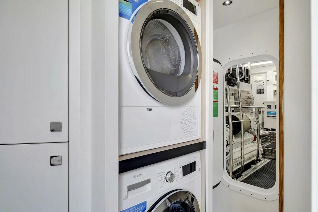 a room with machines aboard 76 YACHT Yacht for Sale