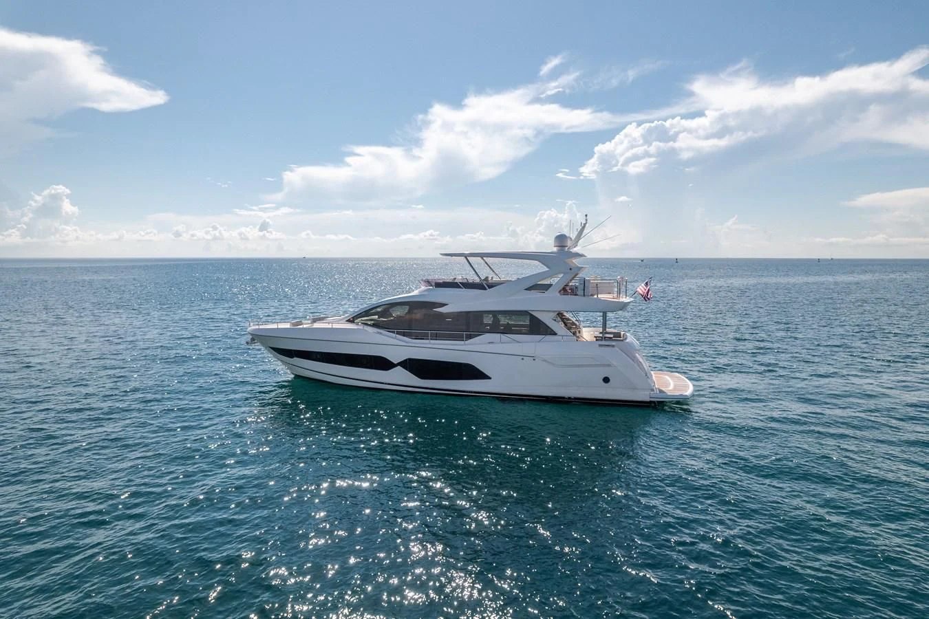 a boat in the water aboard 76 YACHT Yacht for Sale