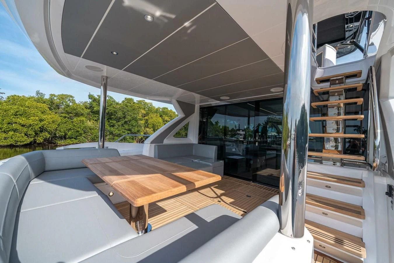 a boat with a large paddle aboard 76 YACHT Yacht for Sale