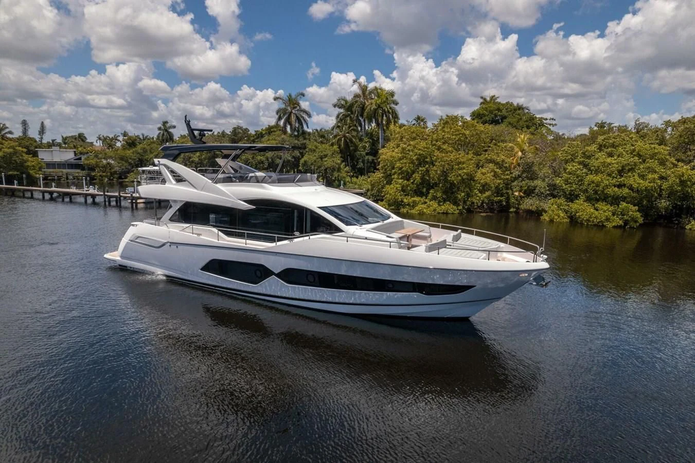 a boat in the water aboard 76 YACHT Yacht for Sale