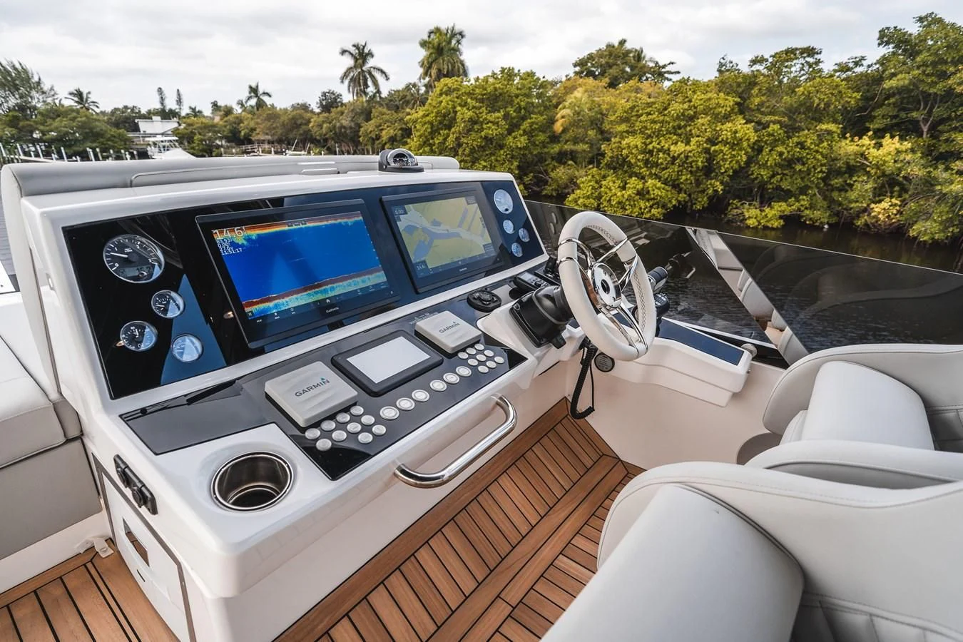 the inside of a car aboard 76 YACHT Yacht for Sale