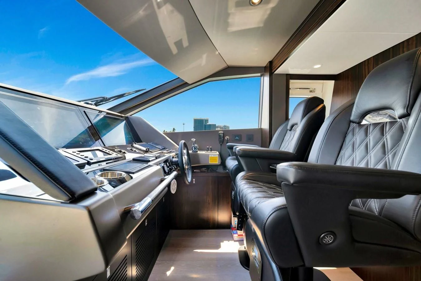 the inside of a car aboard 76 YACHT Yacht for Sale