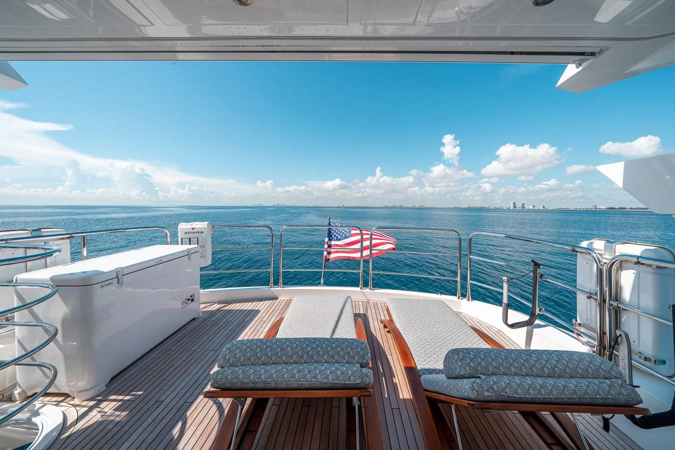 a deck on a boat aboard 76 YACHT Yacht for Sale
