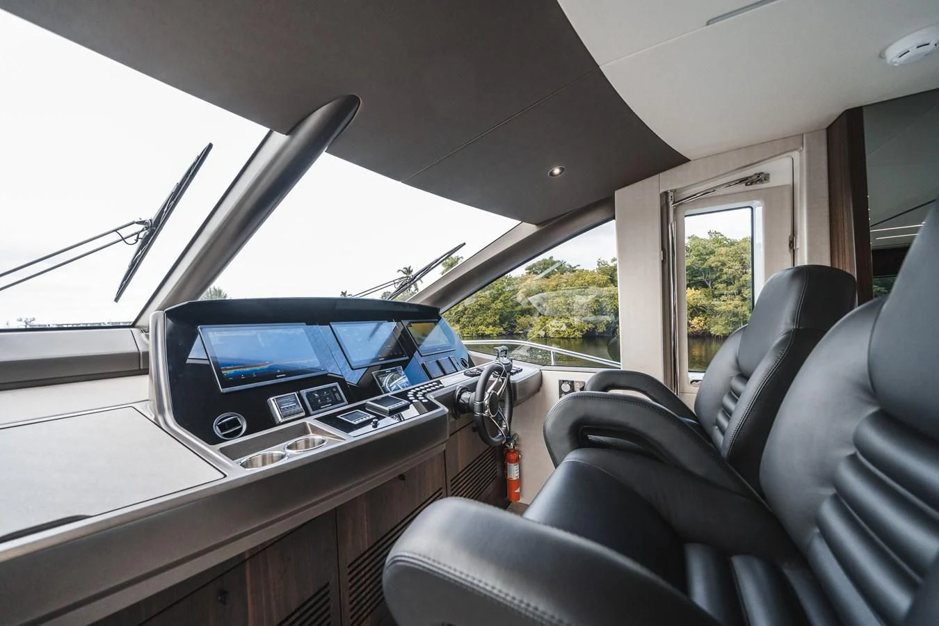 inside of a car aboard 76 YACHT Yacht for Sale