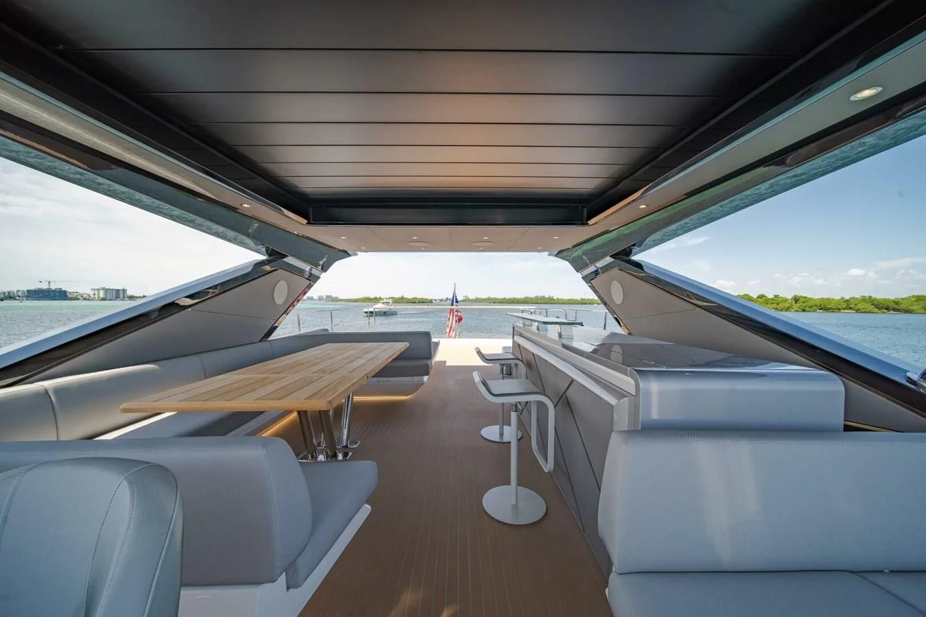 inside of a car aboard 76 YACHT Yacht for Sale