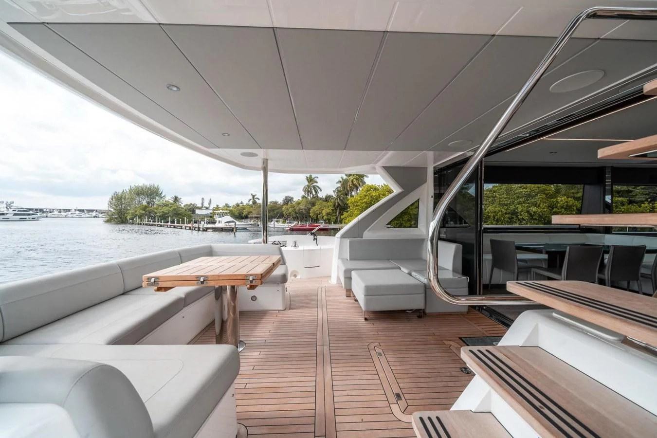 a boat on a deck aboard 76 YACHT Yacht for Sale
