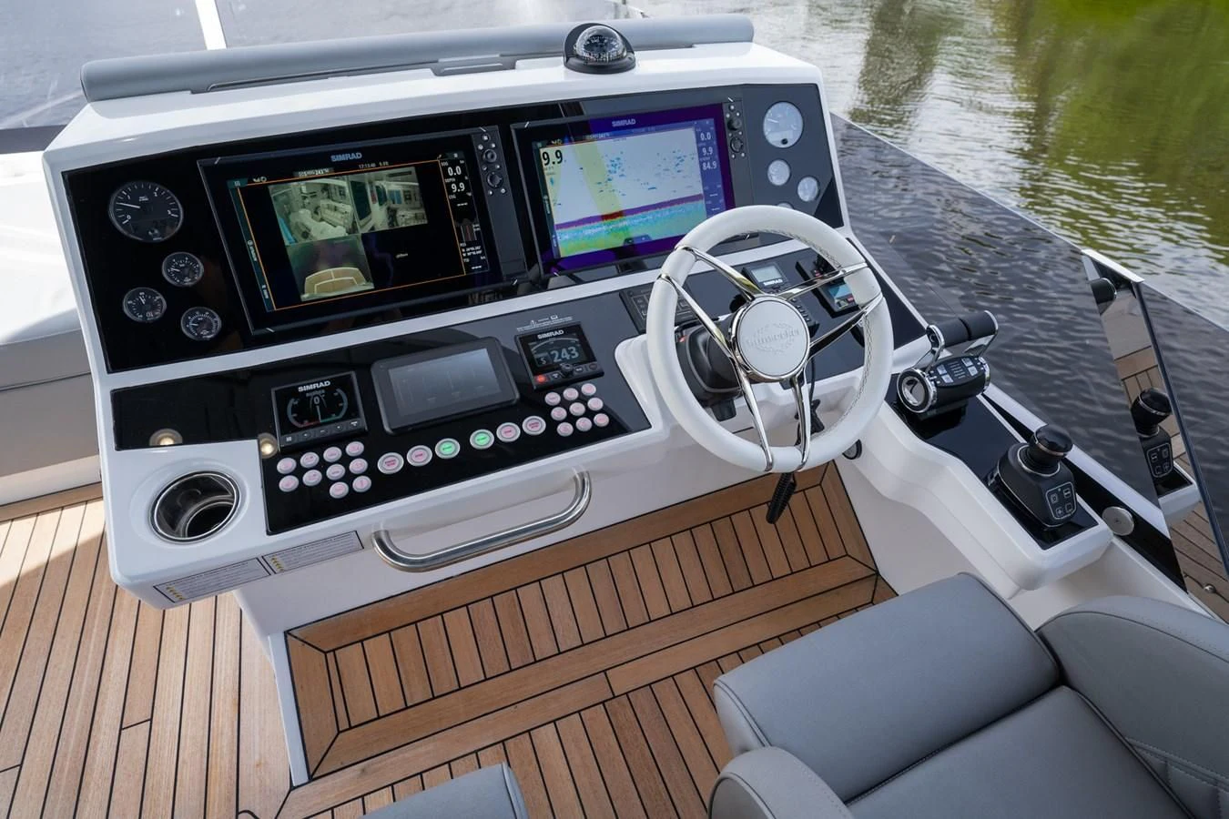 inside of a car aboard 76 YACHT Yacht for Sale