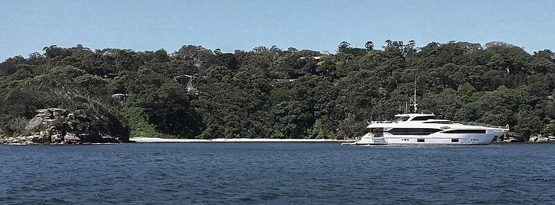 a boat on the water aboard ONEWORLD Yacht for Sale