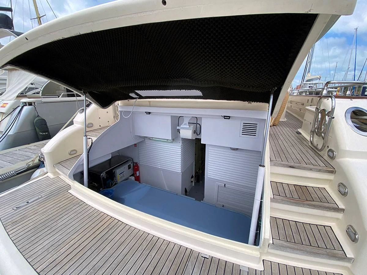 a boat on the water aboard SPEED 5 Yacht for Sale