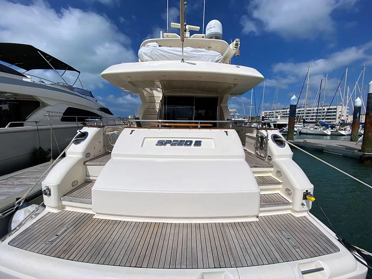 a boat on the water aboard SPEED 5 Yacht for Sale