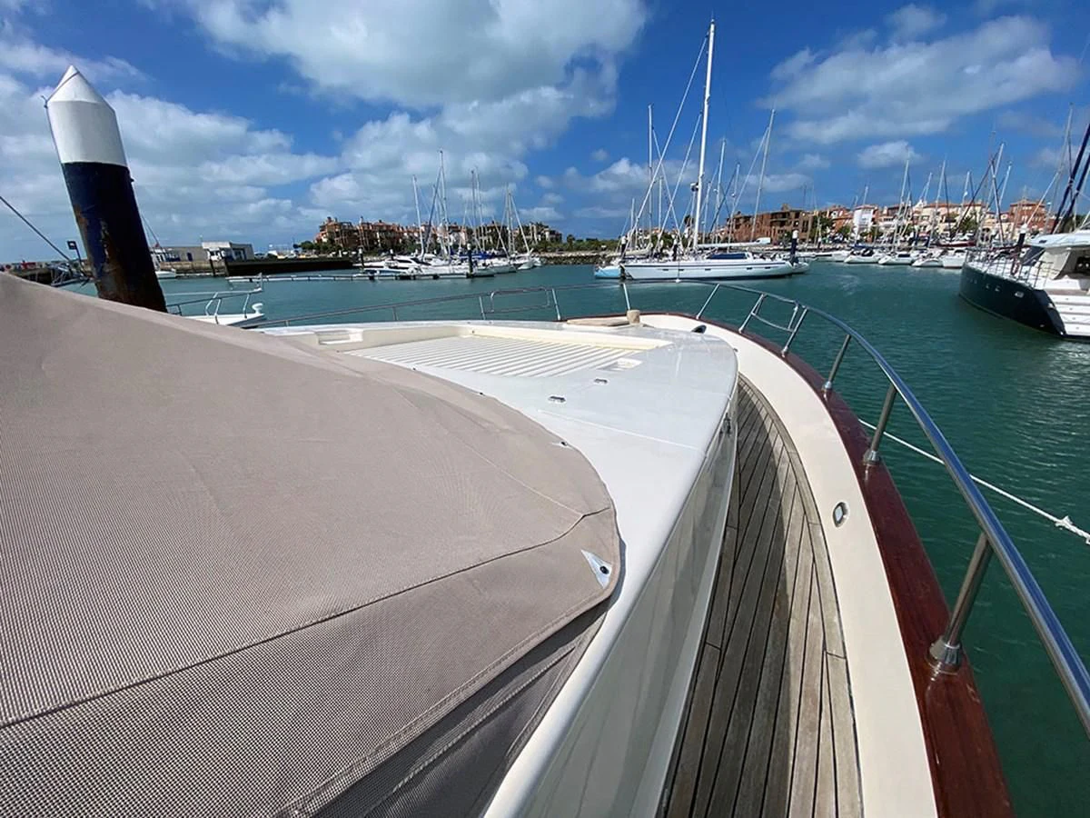 a boat on the water aboard SPEED 5 Yacht for Sale
