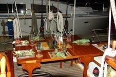 a factory with many wires aboard TREE OF LIFE Yacht for Sale